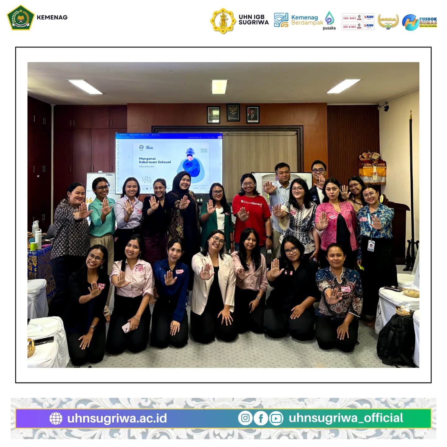 Kuatkan Peran Kampus Dalam Kesehatan, PKBI Bali Bersama Pusat Kajian Wanita, Gender, Dan Anak UHNSugriwa Gelar Refreshment & Pengembangan Sistem Rujukan