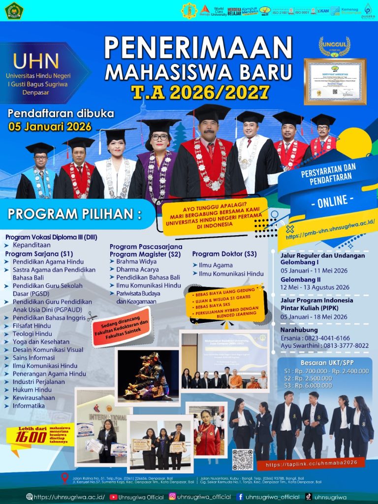 PENERIMAAN MAHASISWA BARU TAHUN AJARAN 2026/2027